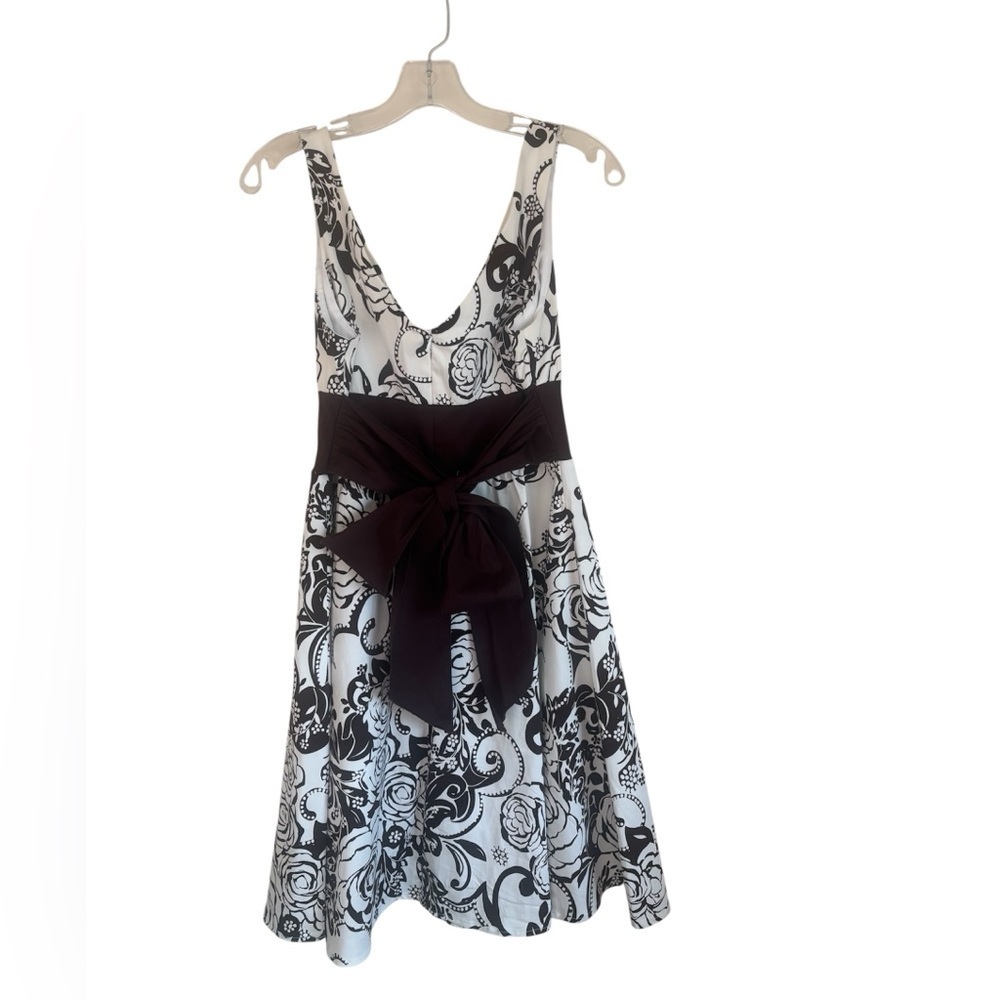 B. Smart Y2K Whimsigoth Babydoll Rose Floral Fit & Flare Midi Cocktail Dress 14 - Picture 4 of 8